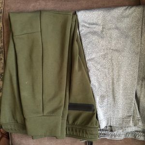 2 pair of sweats $45. Great condition.